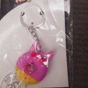 3 pc Cute lovely donut keychains! 2 of the Pink and Yellow Donut. Start your col